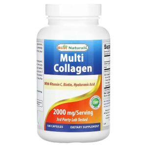 Best Naturals Multi-Collagen, Vitamin C, Biotin, Hyaluronic Acid Caps
